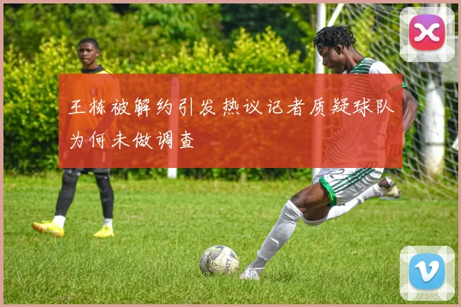 王栋被解约引发热议记者质疑球队为何未做调查